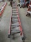 (AUTO) WERNER ELECTROMASTER 32FT EXTENTION LADDER. MODEL #D6132-2.