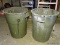 (AUTO) LOT OF (2) BRUTE TRASH BINS.