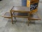 (WARE2) MCM 3 TIER WOODGRAIN COFFEE TABLE. MEASURES 49