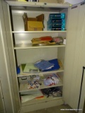 (HALL) CONTENTS OF CABINET TO INCLUDE: PRESENTATION DIVIDERS, PENS, PEN BOXES, ANALYSIS PADS, LABEL