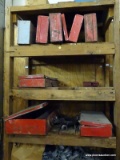 (WARE) LOT OF (8) EMPTY MILWAUKKE METAL TOOL CASES.