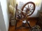 (LRM) SPINNING WHEEL; BENCH MADE WALNUT 34 IN X 12 IN X 36 IN SPINNING WHEEL