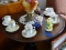 (LRM) COLLECTIBLES LOT; LOT INCLUDES 5 COLLECTIBLE BAVARIAN CUPS AND SAUCERS, RADNOR BONE CHINA