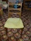 (DBED) CHAIR; MID CENTURY MODERN MAPLE CHAIR- 16 IN X 17 IN X 32 IN