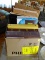 (FRM) BOX LOT ; INCLUDES 3 UNUSED PHOTO ALBUMS , MEMORIES BOOK , NEW IN THE BOX 7 IN DIGITAL PHOTO