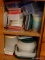 (KIT) 2 SHELF LOT ; CONTENTS OF CABINET INCLUDE PLASTIC STORAGE CONTAINERS