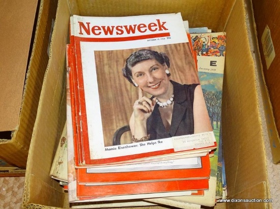 (FRM) VINTAGE MAGAZINES ; FORTUNE 1938, FORTUNE 1950'S, TIME MAGAZINES 50'S-60'S, NEWSWEEK FROM THE