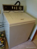 (LAUNDRY ROOM) WASHER ; MAYTAG WASHING MACHINE- RUNS WELL- MODEL NUMBER : LA610 - 26 IN X 27 IN X 45