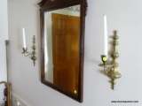 (HALL) WALL SCONCES- PR. OF BRASS WALL SCONCES- 15 IN L