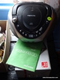 (UPBD1) RADIO/ CD PLAYER; MEMOREX AM/FM RADIO AND CD PLAYER AND INCLUDES VHS REWINDER IN ORIGINAL