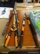 FISKARS LOT; INCLUDES A SET OF POWER GEAR 2 HEDGE TRIMMERS, A SET OF 1-1/2