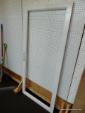 PATIO DOOR FRAME; IS WHITE IN COLOR AND READY TO INSTALL (JUST NEEDS SCREEN OR GLASS!)