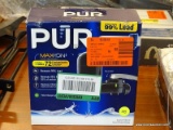PUR WATER FILTER; CERTIFIED TO REMOVE 99% LEAD AND UP TO 72 CONTAMINANTS. IS EASY TO ATTACH AND IS