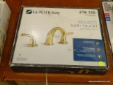 GLACIER BAY BATH FAUCET; #476 122 IN POLISHED BRASS. IS IN THE ORIGINAL BOX (HAS BEEN OPENED BUT