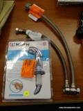 MOEN MULTI FIT SIDE SPRAYER; IS IN THE ORIGINAL PACKAGING AND INCLUDES 2 EXTRA HOSES.