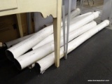 DRAINAGE PIPE; TOTAL OF APPROXIMATELY 5 PIECES IN WHITE.