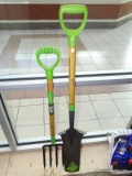 2 PIECE AMES LOT; INCLUDS AN AMES DRAIN SPADE AND AN AMES FLORAL SPADING FORK.