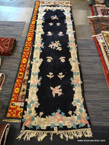 CHINDIA TUFTED RUG. MEASURES 2'6" X 8'1".