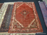 IRAN SEREDAND RUG. MEASURES 4'4