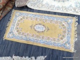 INDIA AUBUSSON RUG. MEASURES 2'2