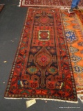 IRAN AFSHAR RUG. MEASURES 4'2