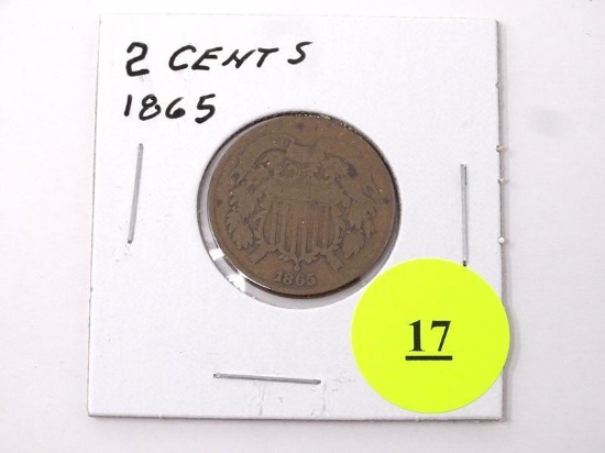 1865 TWO CENTS.