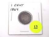 1864 INDIAN HEAD ONE CENT.