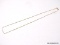 10KT YELLOW GOLD BOX CHAIN. 18