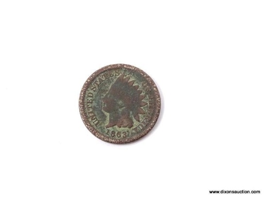 1863 INDIAN CENT.