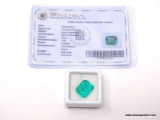 8.30 CT EMERALD CUT EMERALD WITH IGL CERT. 13X10X7.