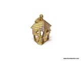 .925 STERLING SILVER LADIES BEACH HOUSE CHARM.