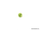 0.94 CT ROUND PERIDOT. 6X4.