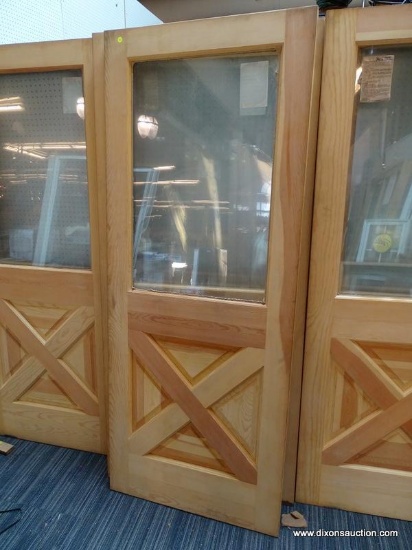 WOODGRAIN MILLWORK PANELED DOOR