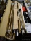 (SHELVES) ALLEN + ROTH DRAPERY ROD SET