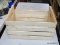 (SHELVES) WOODEN CRATE
