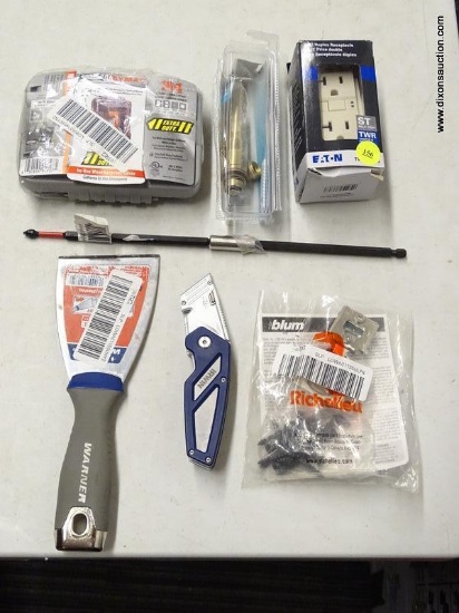 (SHELVES) LOT OF ASSORTED ITEMS