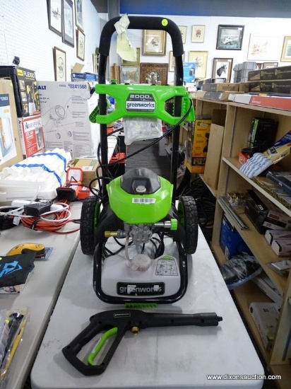 (TABLE) GREENWORKS POWER WASHER
