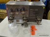 (TABLE) ALLEN & ROTH 3 LIGHT VANITY BAR