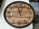 (SHELVES) WALL CLOCK