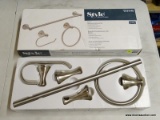 (SHELVES) STYLE SELECTIONS BATHROOM HARDWARE SET