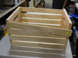 (SHELVES) WOODEN CRATE