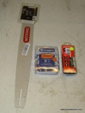 (SHELVES) CHAINSAW PIECE LOT