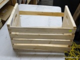 (SHELVES) WOODEN CRATE