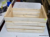 (SHELVES) WOODEN CRATE