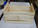 (SHELVES) WOODEN CRATE