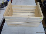 (SHELVES) WOODEN CRATE