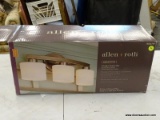 (SHELVES) ALLEN & ROTH 3 LIGHT VANITY BAR