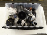 (TABLE) TUB LOT OF ASSORTED ITEMS