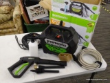(TABLE) GREENWORKS POWER WASHER
