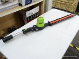 (TABLE) GREENWORKS POLE HEDGE TRIMMER